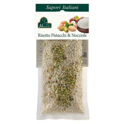 Risotto z dodatkiem pistacji i orzechów laskowych - Risotto pistacchi e nocciole