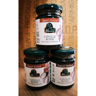 Czerwone cebulki z octem balsamicznym IGP - Cipolle Rosse con aceto balsamico IGP