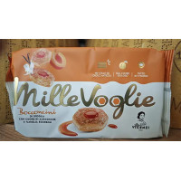 Ciastka Mille Voglie z nadzieniem morelowym i waniliowym - Mille Voglie ripiene di albicocca e vaniglia 90g
