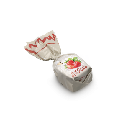 Pralinka o smaku truskawki i szampana - Praline alla Crema Fragole & Champagne